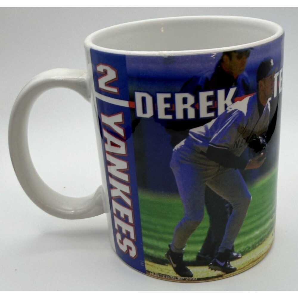 ⚾☕ Vintage 2000 Y2K New York Yankees Derek Jeter Ceramic Coffee Mug